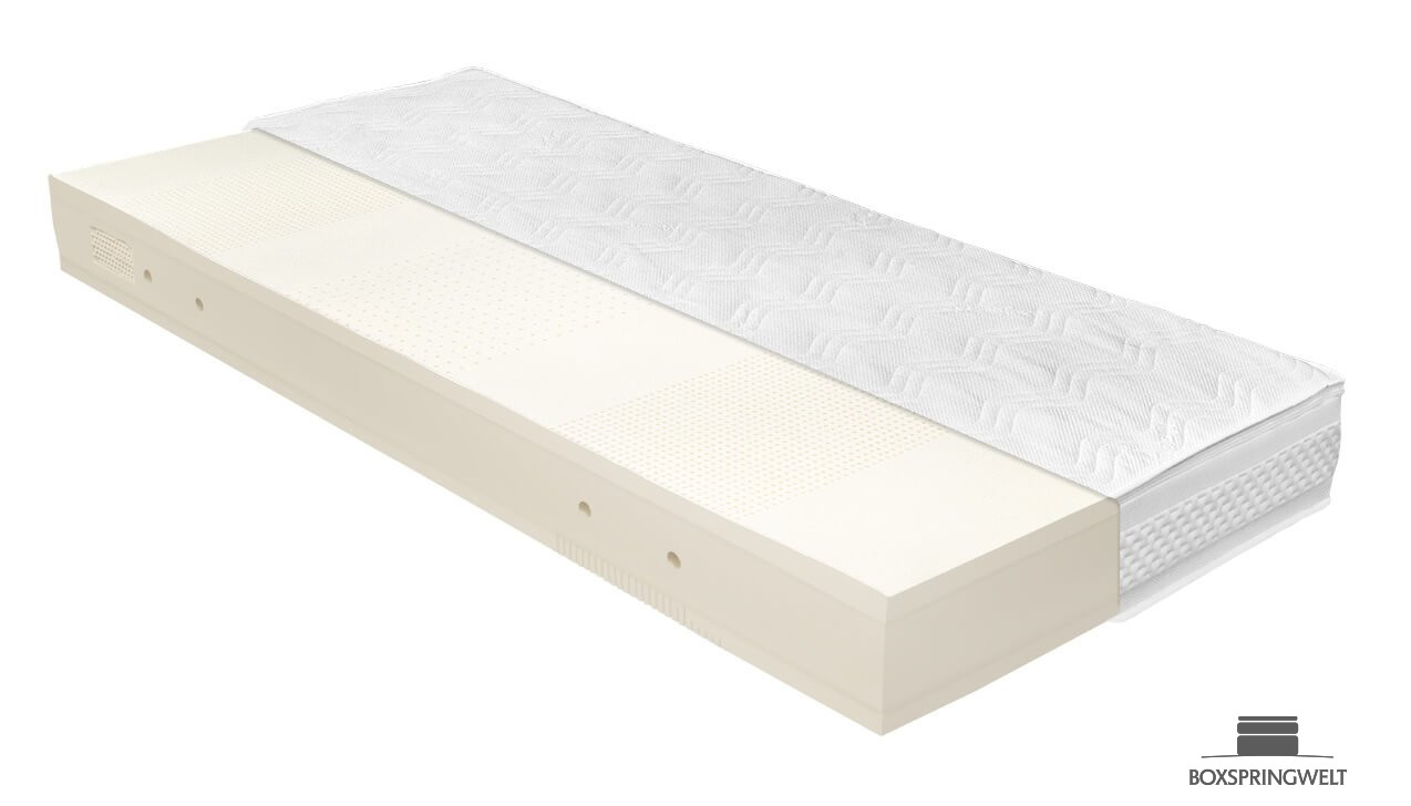 7 Zonen Latex Matratze Purosoft für weichen bis sehr weichen Liegekomfort