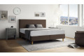 Boxspringbett Lea in in Luca Dunkelbraun 