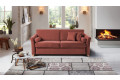 Boxspringsofa in Bezug Bermudas Rot