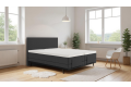 Boxpspringbett Mika mit Motor in Board Anthrazit