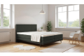 Boxpspringbett Mika ohne Motor in Soil Anthrazit