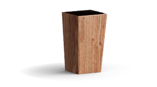 Conique, hêtre naturel, env. 12cm