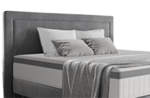 Doppeltuchmatratze mit integriertem Topper